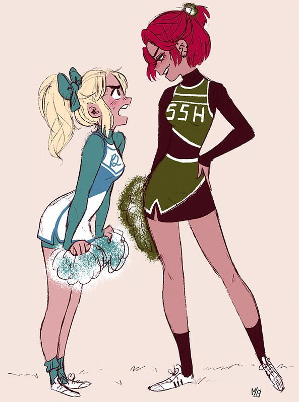 Cheerleaders Character Sketch